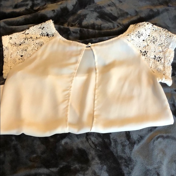 ⭐️Blouse with Lace Short Sleeves - Picture 4 of 4